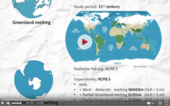 ESD - Impact of an acceleration of ice sheet melting on monsoon 