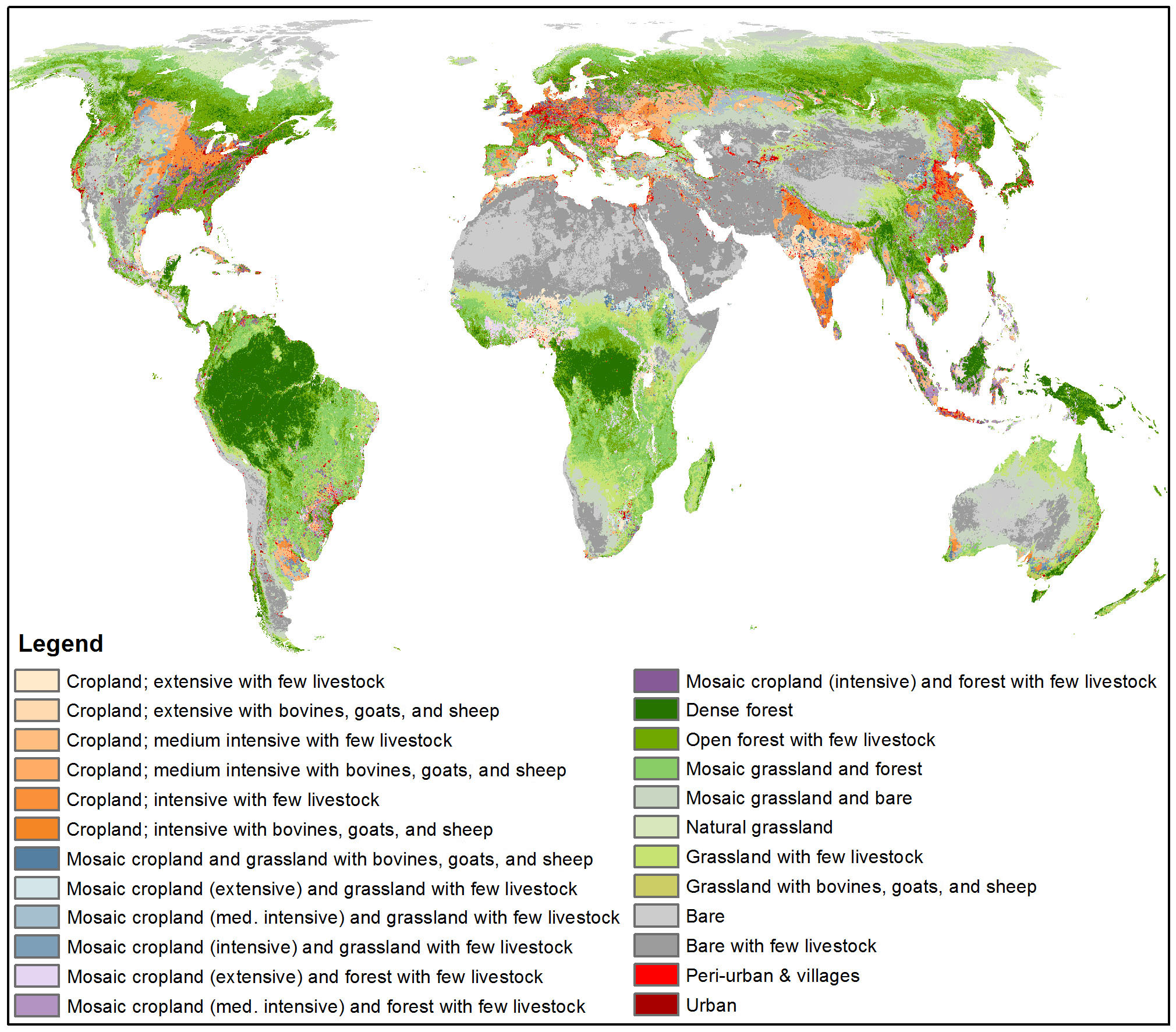 ESD - A global assessment of gross and net land change dynamics for ...